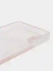Розовый переливающийся чехол с блестками и водой для Samsung Galaxy А01core