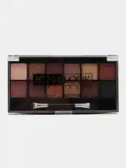 Золотистый хаки тени для век 12-ти цветные ЮниLook, 2 тона