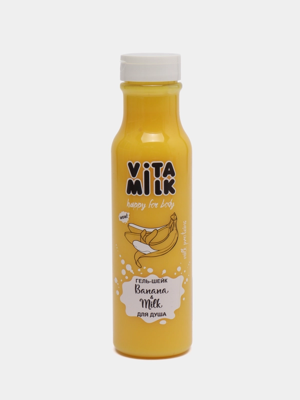 Гель для душа VitaMilk-шейк, Банан и молоко, 350 мл