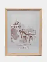 Молочный фоторамка 30 х 40 сосна, С20