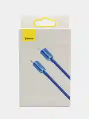 Синий кабель Baseus Crystal Fast Charging Data Cable Type-C to Lightning 20W 1,2-2 m (для iPhone)