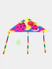 Розовый воздушный змей с леской 80 см, "Божья коровка", "Единорог"