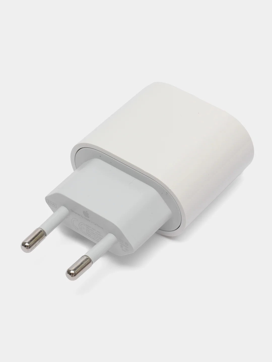 Белый зарядное устройство для iPhone, блок Type-C, PD, 20W + кабель Type-C/Lightning