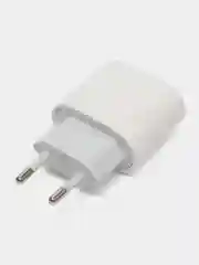 Белый зарядное устройство для iPhone, блок Type-C, PD, 20W + кабель Type-C/Lightning