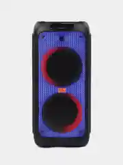 Черный колонка музыкальная портативная 8818 с микрофоном, большая беспроводная блютус акустика