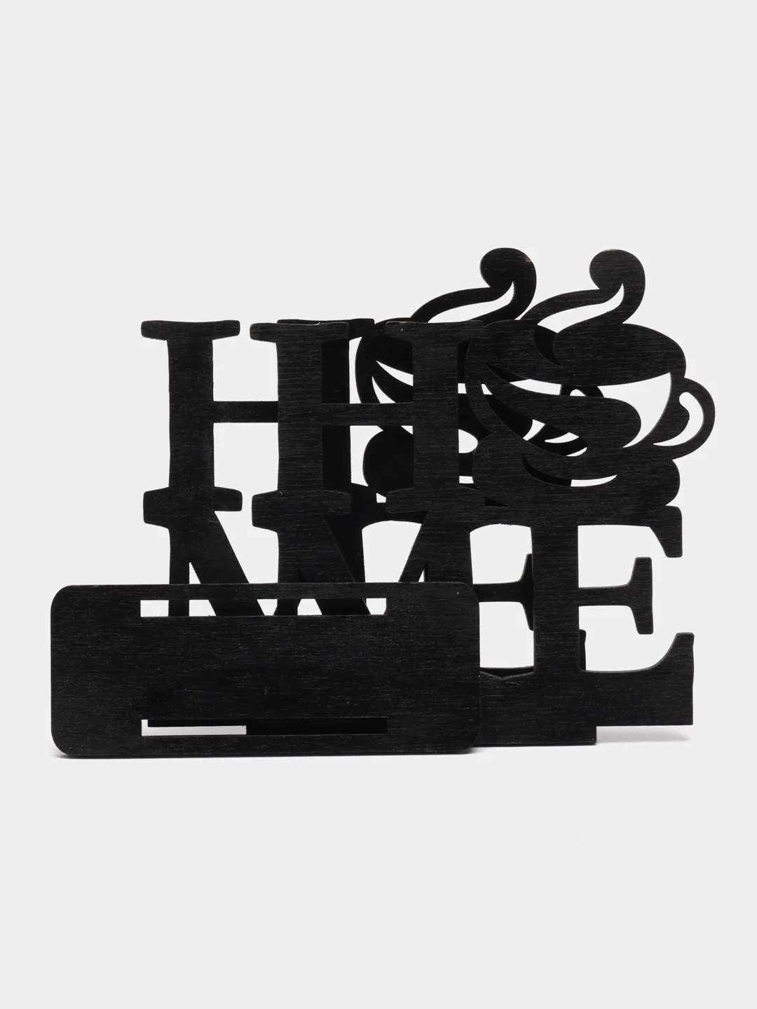 Коричневый салфетница из фанеры Home