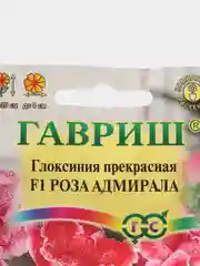 Глоксиния прекрасная Роза адмирала, семена, цветы