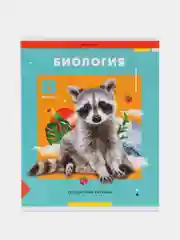 Бирюзовый тетрадь предметная "Пять в квадрате"