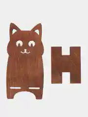 Подставка для телефона, деревянная, держатель для телефона "Котёнок"