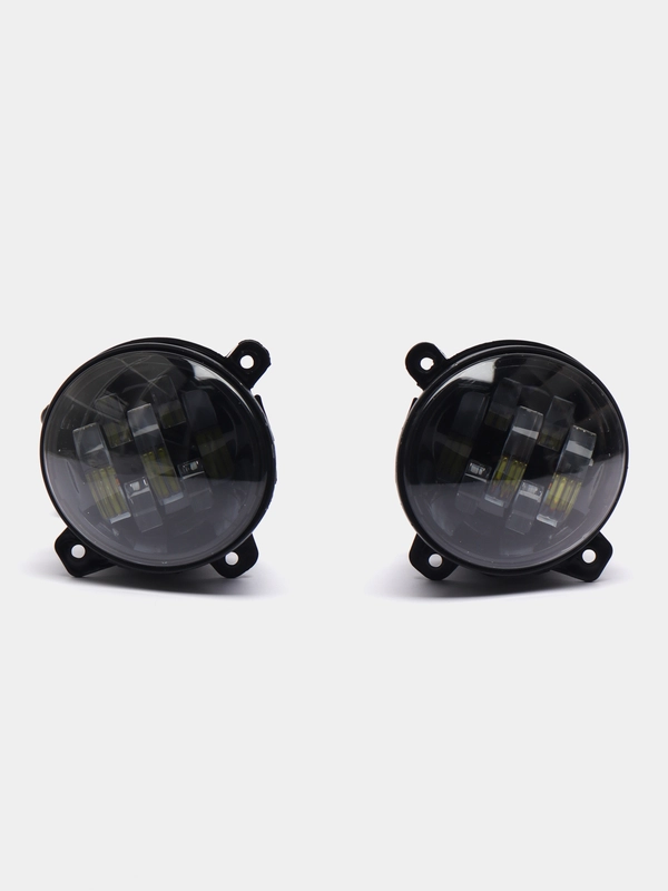 Противотуманные фары LED, 7 линз, для LADA Granta 1, Kalina свет желто/белый