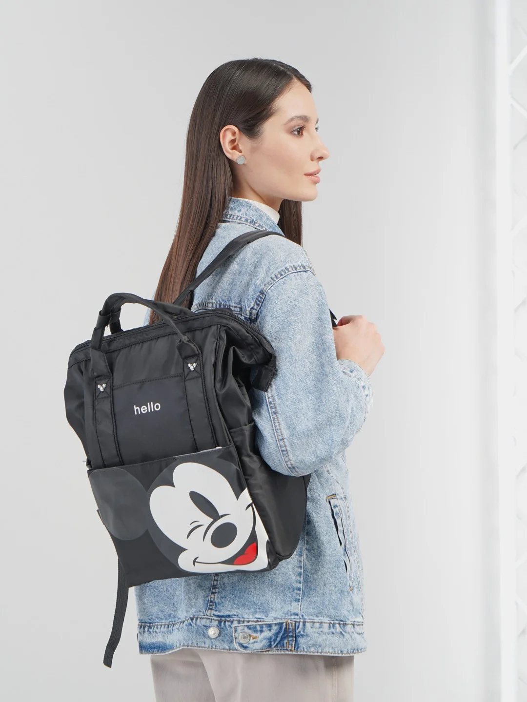 Рюкзак женский, сумка для мам, 6 цветов, лоя девочки, Mickey Mouse, Микки Маус