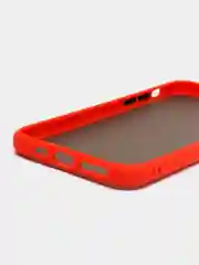 Красный противоударный силиконовый чехол iPhone 11 13 Pro Max