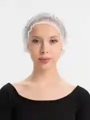 Белый шапочка "Шарлотта", 2 цвета, 100 штук
