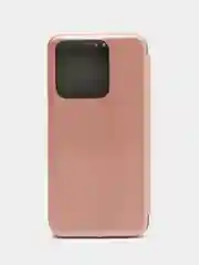 Розовый чехол книжка на Tecno Spark 8C / Tecno Spark Go 2022