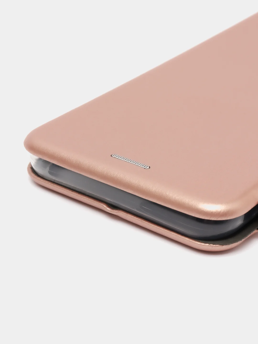 Розовый чехол книжка на Tecno Spark 8C / Tecno Spark Go 2022