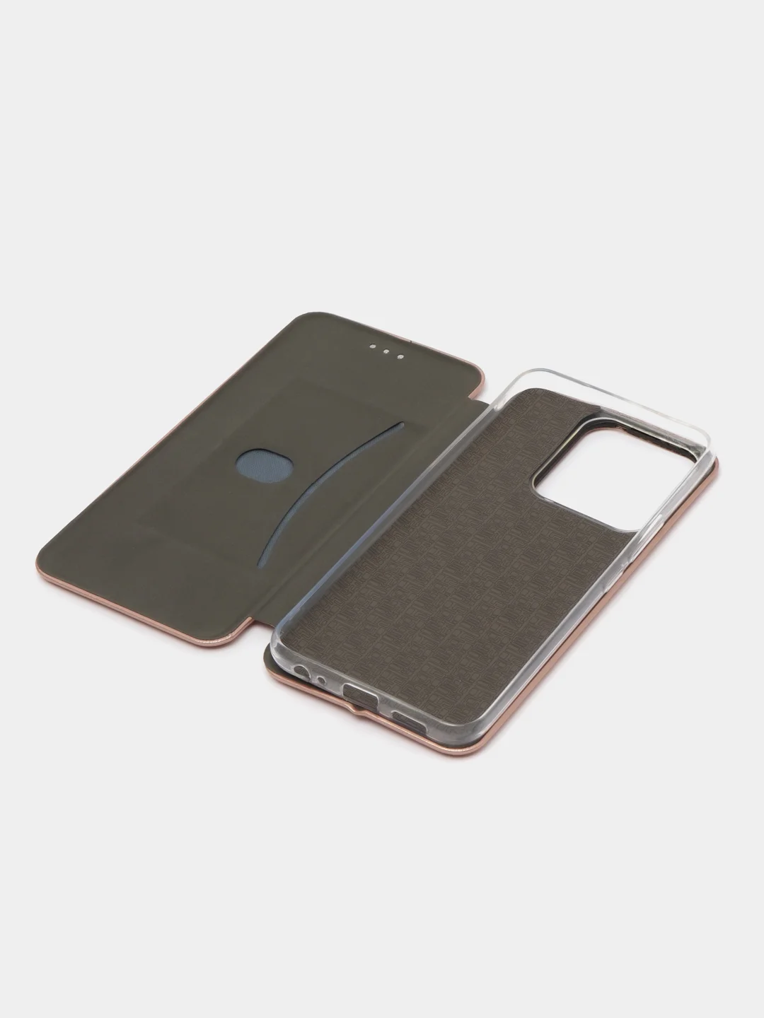 Розовый чехол книжка на Tecno Spark 8C / Tecno Spark Go 2022