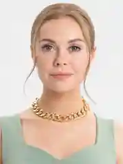 Золотой массивная цепь