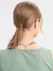 Серебряный массивная цепь на шею