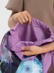 Сумка мешок для сменной обуви Юнландия с ручками, боковой карман на молнии Flowers, 271065