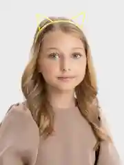 Желтый ободок "Ушки кота"