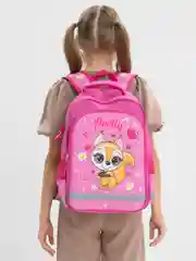 Рюкзак школьный, для девочки "Пифагор" School, 1 отделение, 3 кармана, Squirrel, 271404