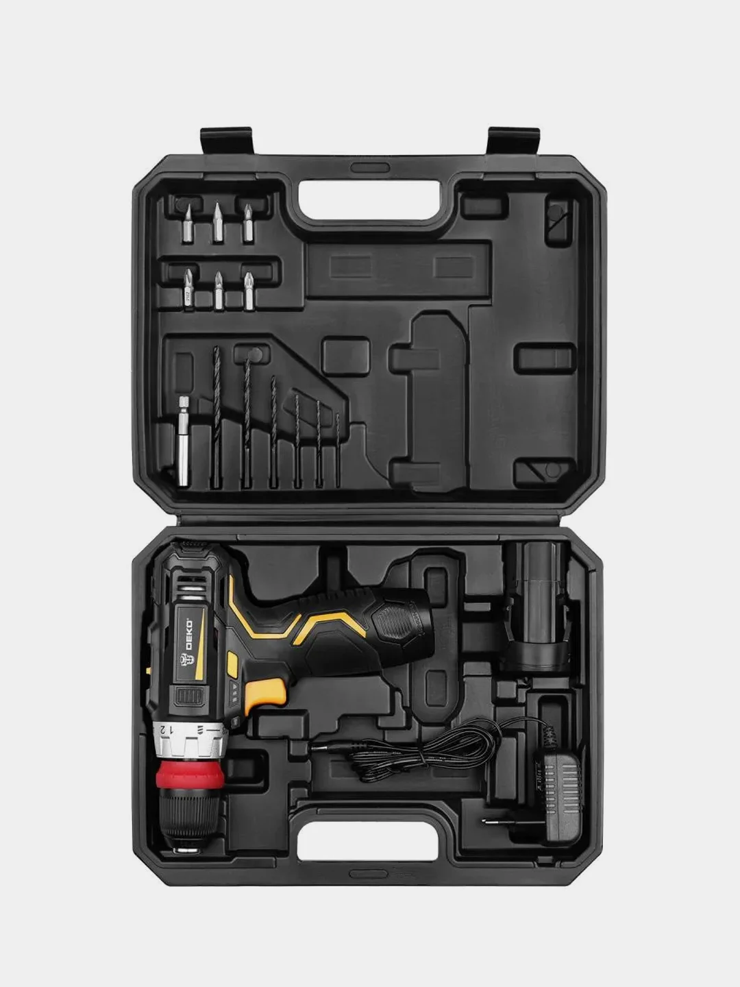 Аккумуляторная дрель-шуруповерт DEKO GCD12DU3 Li-Ion