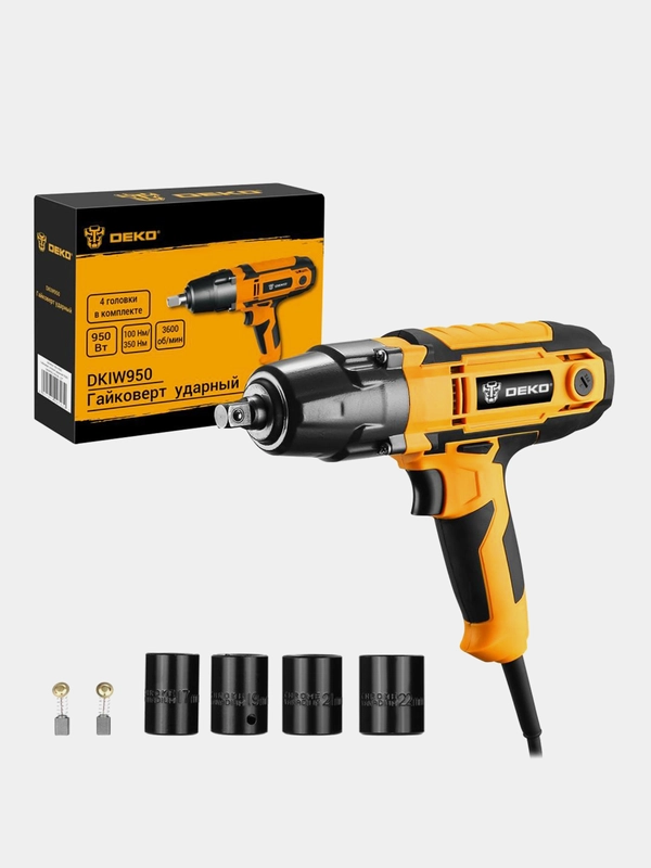 Гайковерт сетевой ударный DEKO DKIW950, 950 Вт, 1/2"