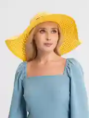 Желтый шляпа женская летняя