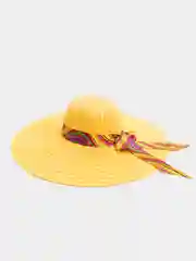 Желтый шляпа женская летняя
