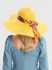 Желтый шляпа женская летняя