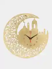 Золотой часы настенные "Полумесяц"