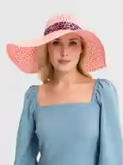 Пудровый шляпа женская летняя