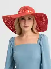 Алый шляпа женская летняя