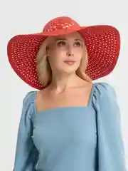 Алый шляпа женская летняя