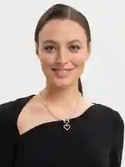 Розовый цепь с подвеской