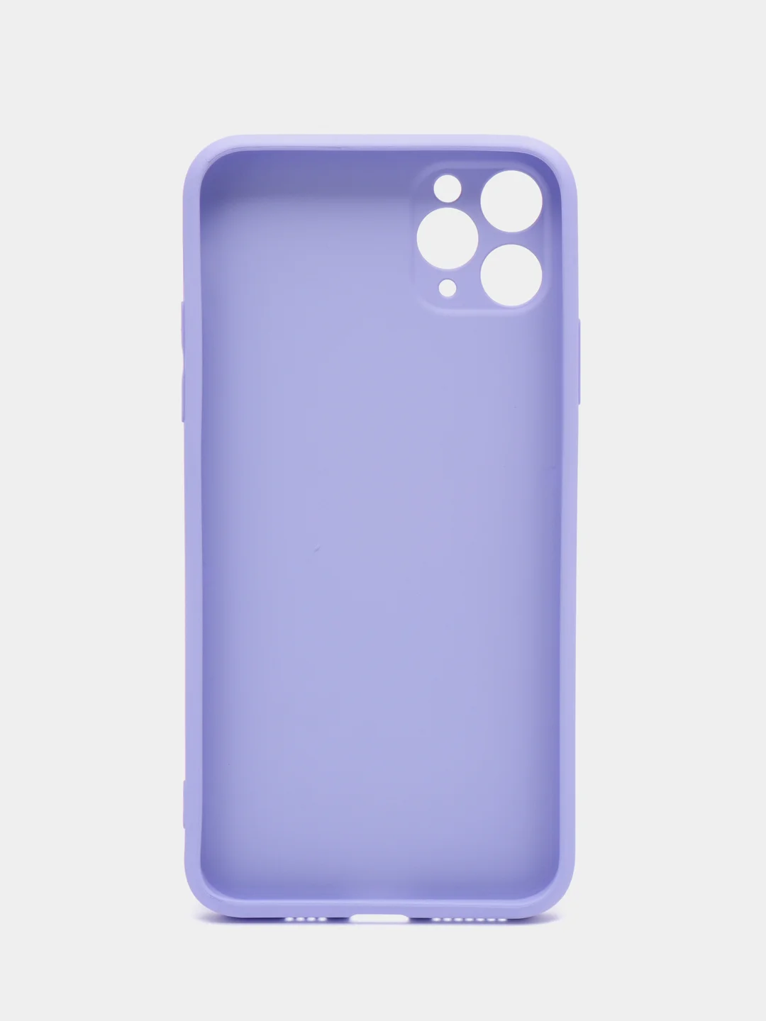 Аметистовый чехол для iPhone (Айфон) 11 и 11 Pro Max с прямыми бортами под 12 айфон, стеклянный