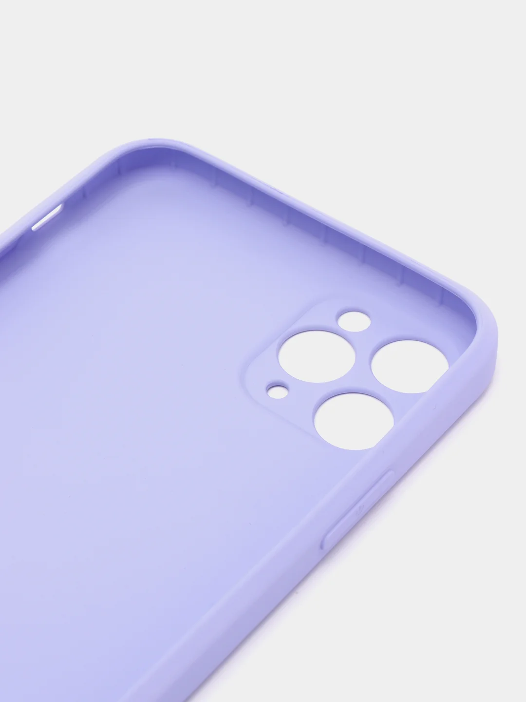 Аметистовый чехол для iPhone (Айфон) 11 и 11 Pro Max с прямыми бортами под 12 айфон, стеклянный