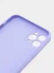 Аметистовый чехол для iPhone (Айфон) 11 и 11 Pro Max с прямыми бортами под 12 айфон, стеклянный