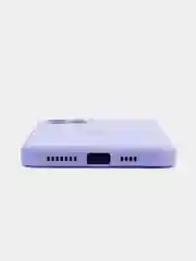 Аметистовый чехол для iPhone (Айфон) 11 и 11 Pro Max с прямыми бортами под 12 айфон, стеклянный