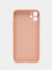 Кремовый чехол для iPhone (Айфон) 11 и 11 Pro Max с прямыми бортами под 12 айфон, стеклянный