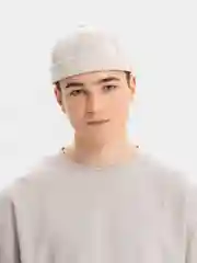 Бежевый кепка без козырька, бейсболка, докер