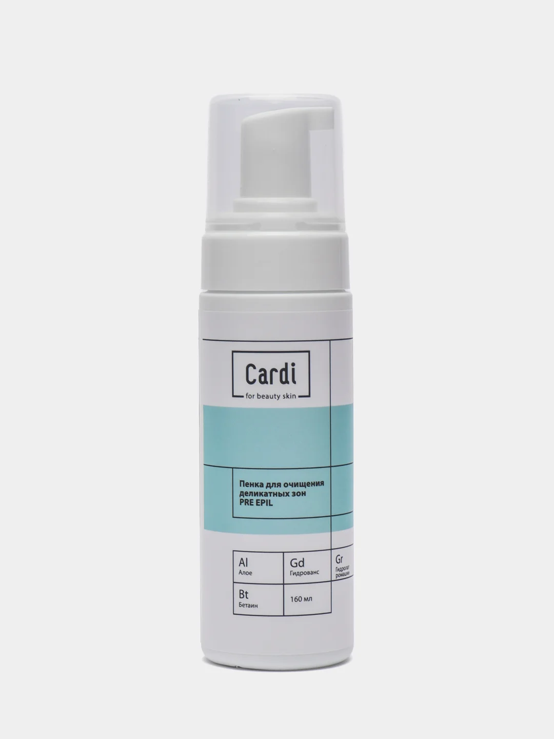 Пенка перед депиляцией, пенка для очищения PRE EPIL от Cardi