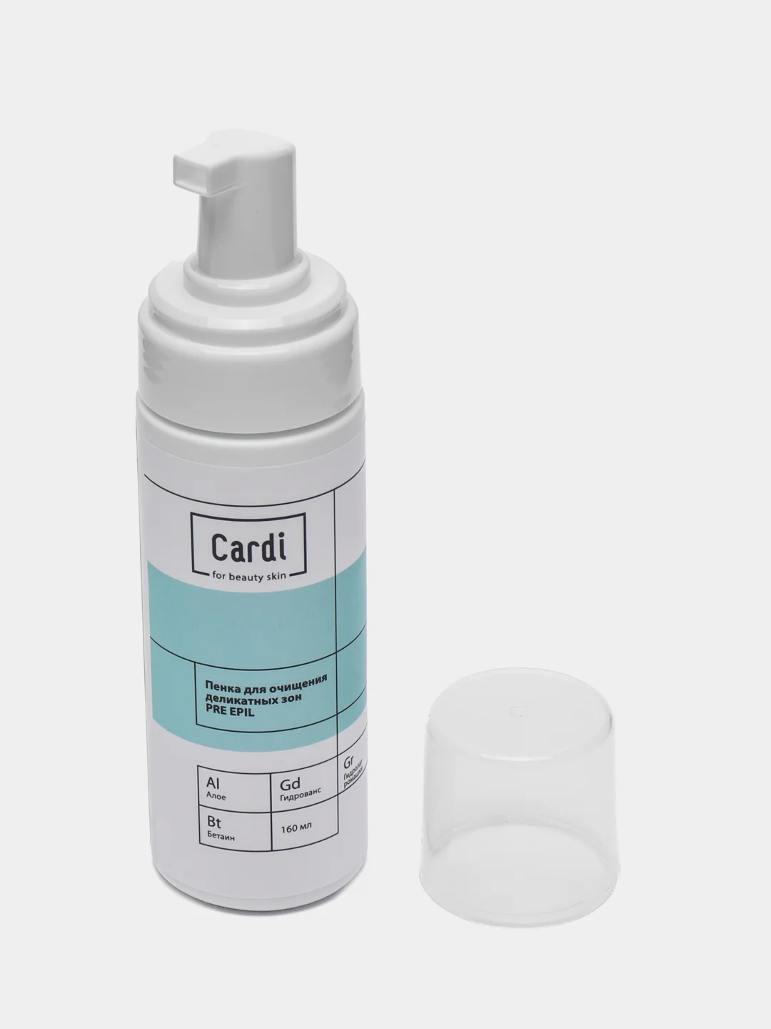 Пенка перед депиляцией, пенка для очищения PRE EPIL от Cardi