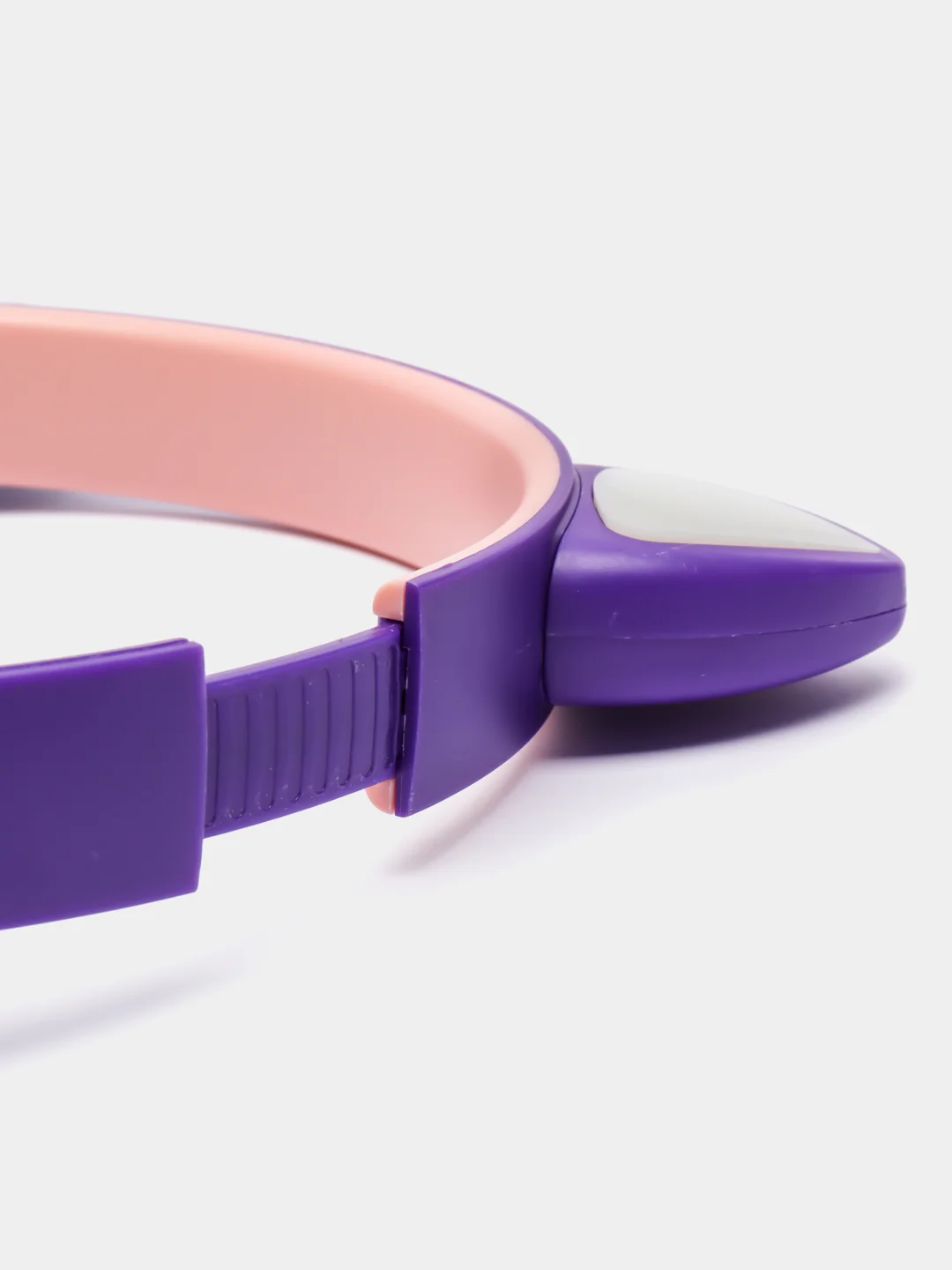 Фиолетовый накладные Bluetooth-наушники More choice HW24kids, беспроводные наушники 200 мАч