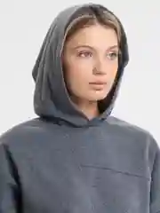 Тёмно-серый спортивный костюм женский на флисе