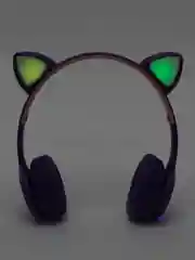 Фиолетовый накладные Bluetooth-наушники More choice HW24kids, беспроводные наушники 200 мАч