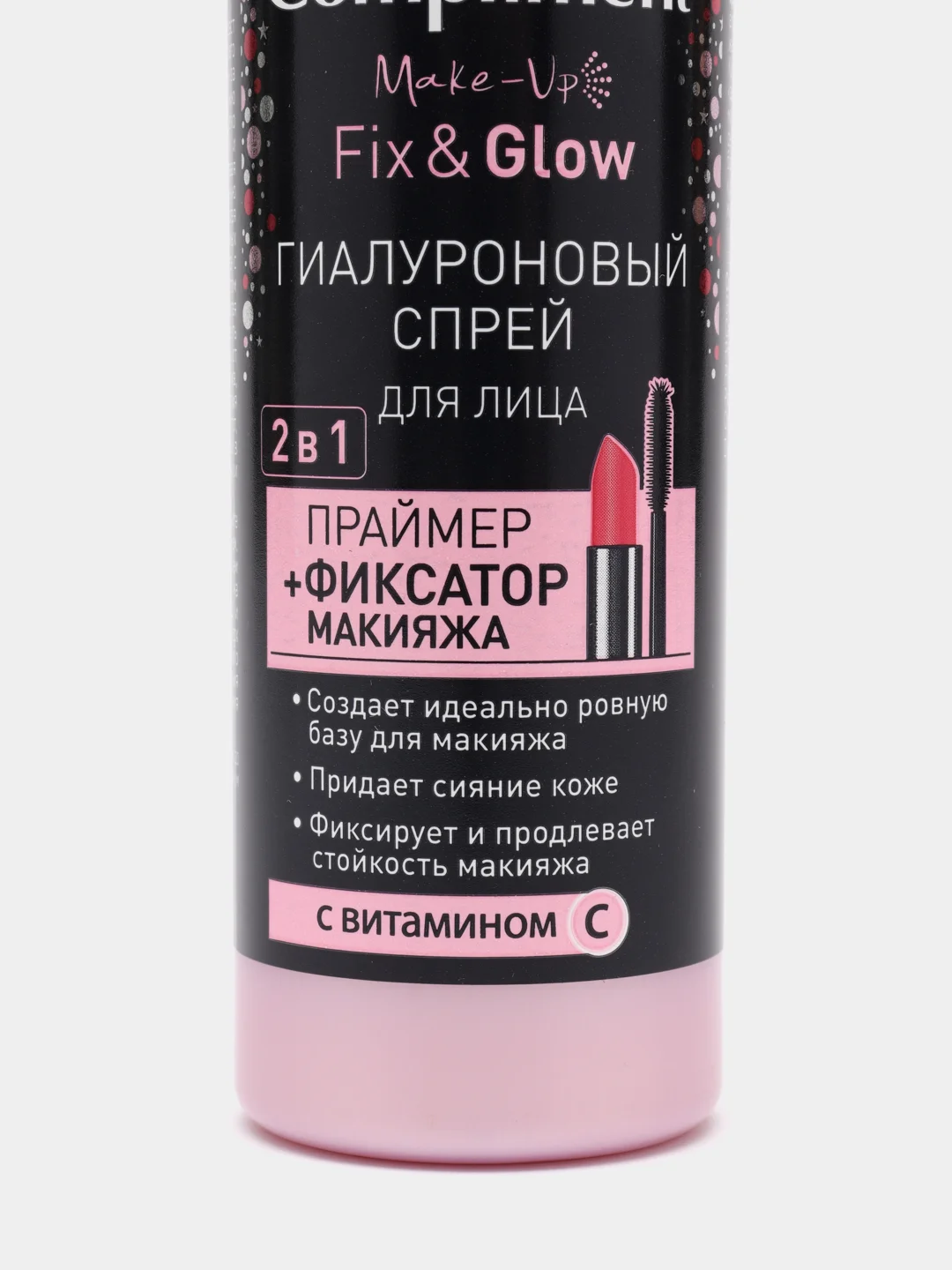 Compliment Гиалуроновый спрей для лица 2 в 1 Праймер и фиксатор макияжа 110мл