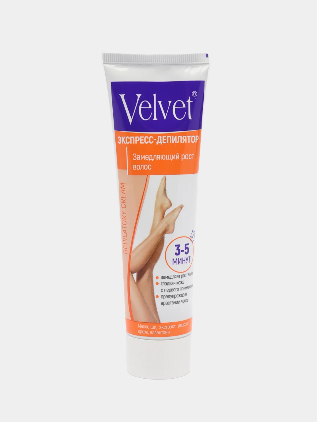 Velvet Экспресс депилятор, замедляющий рост волос, 100 мл