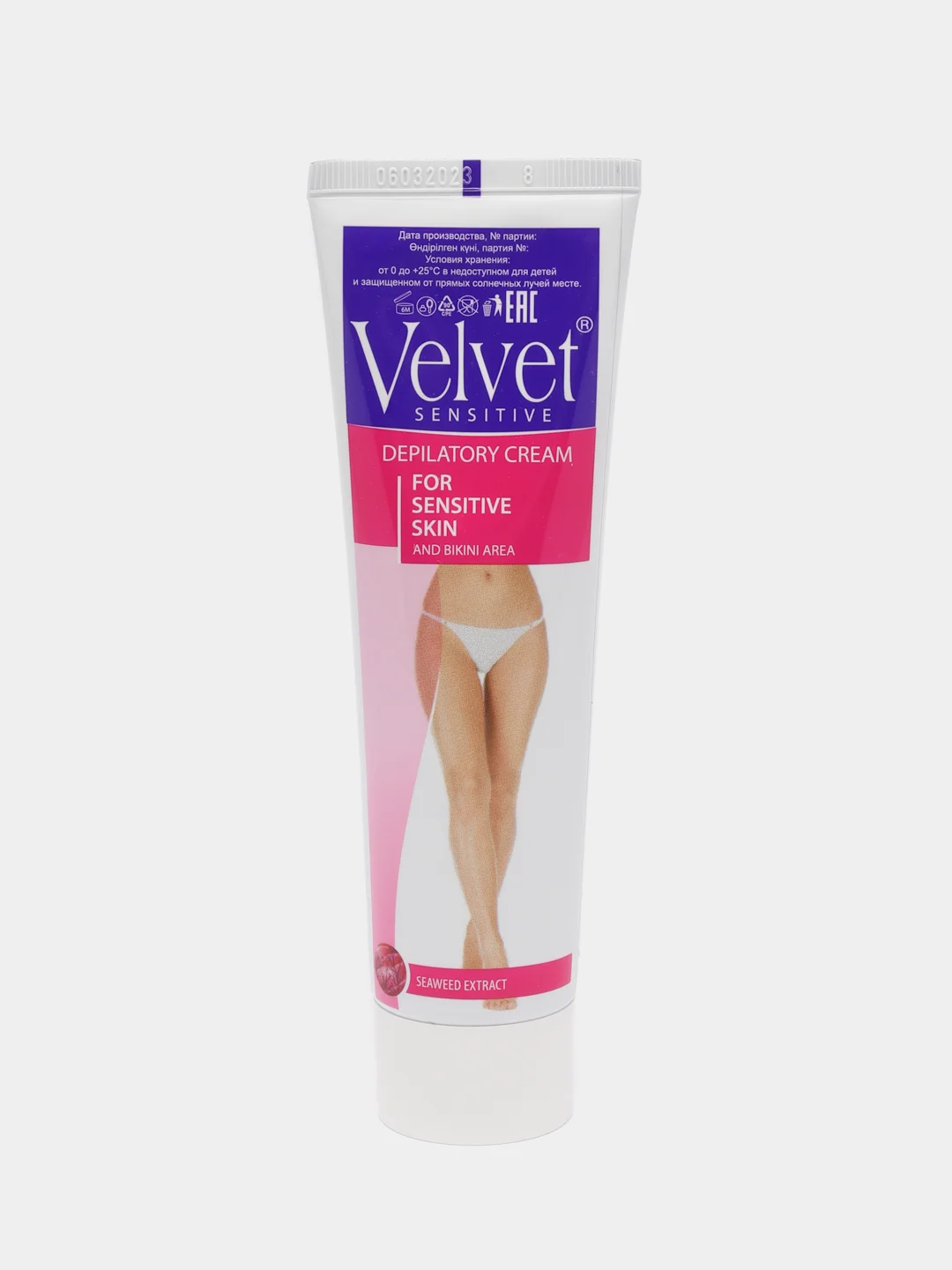 Velvet крем для депиляции для чувствительной кожи и зоны бикини, 100 мл