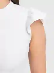 Белый топ женский с коротким рукавом